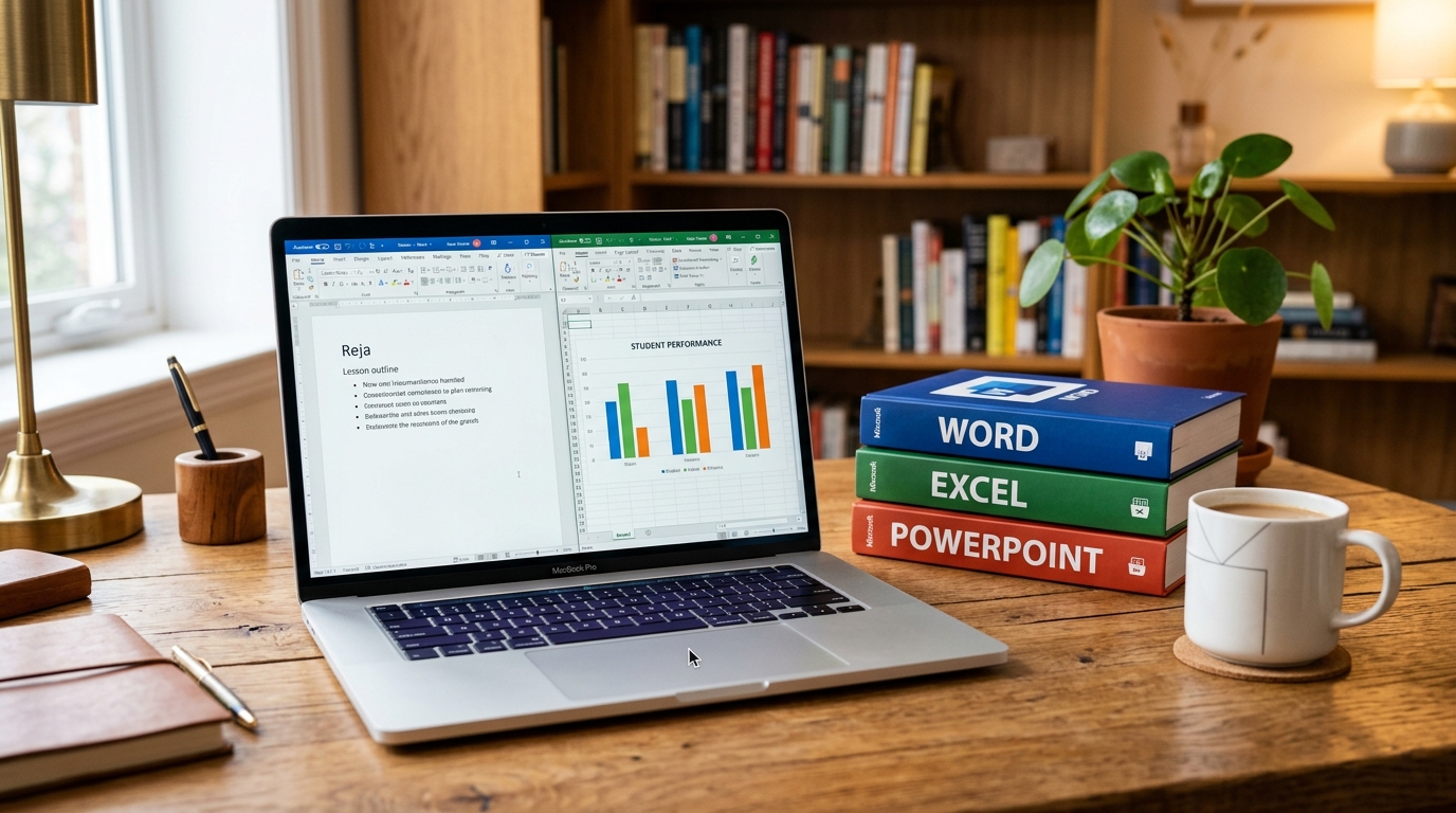 Chust One Kompyuter kursi noutbuk va Word Excel dasturlari